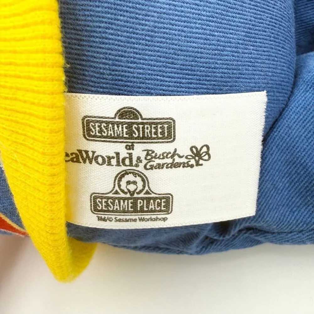 Sesame Street Plush Ernie SeaWorld Busch Gardens Souvenir Stuffed Animal 13”